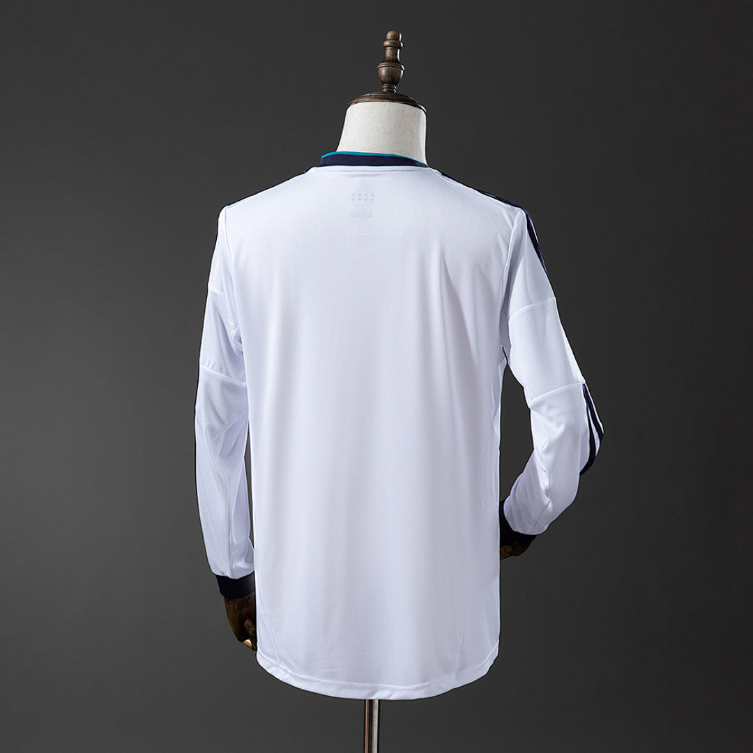 Camiseta Retro Real Madrid Local Manga Larga 12/13 - espalda