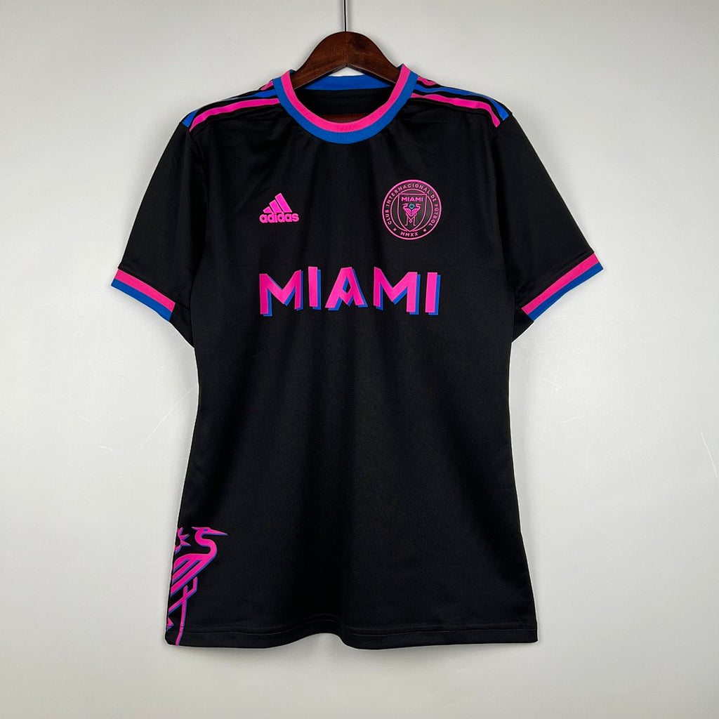 Camiseta Inter Miami Negra y Gris Claro Negra 2023/24 - frente