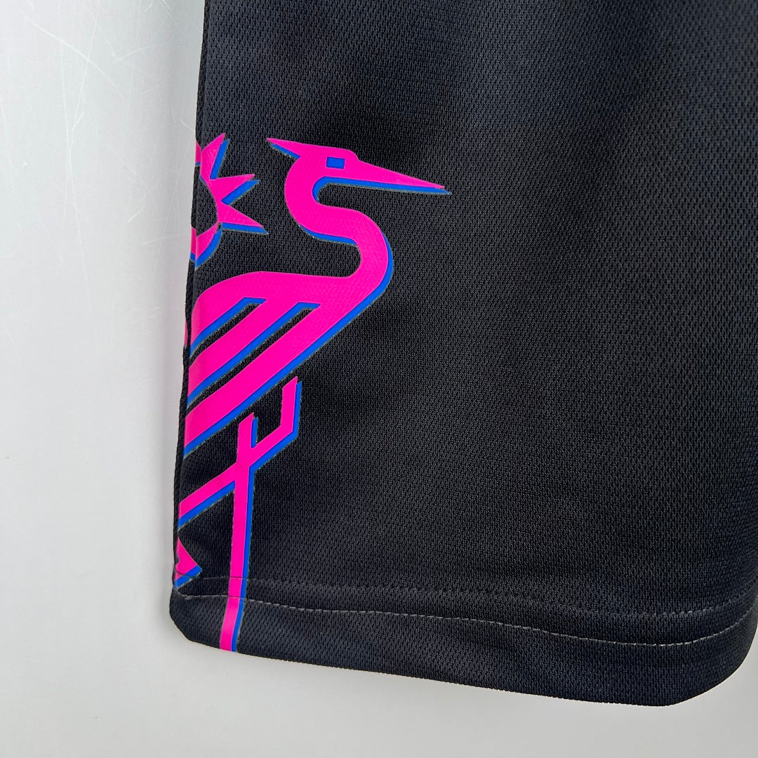 Camiseta Inter Miami Negra y Gris Claro Negra 2023/24 - espalda