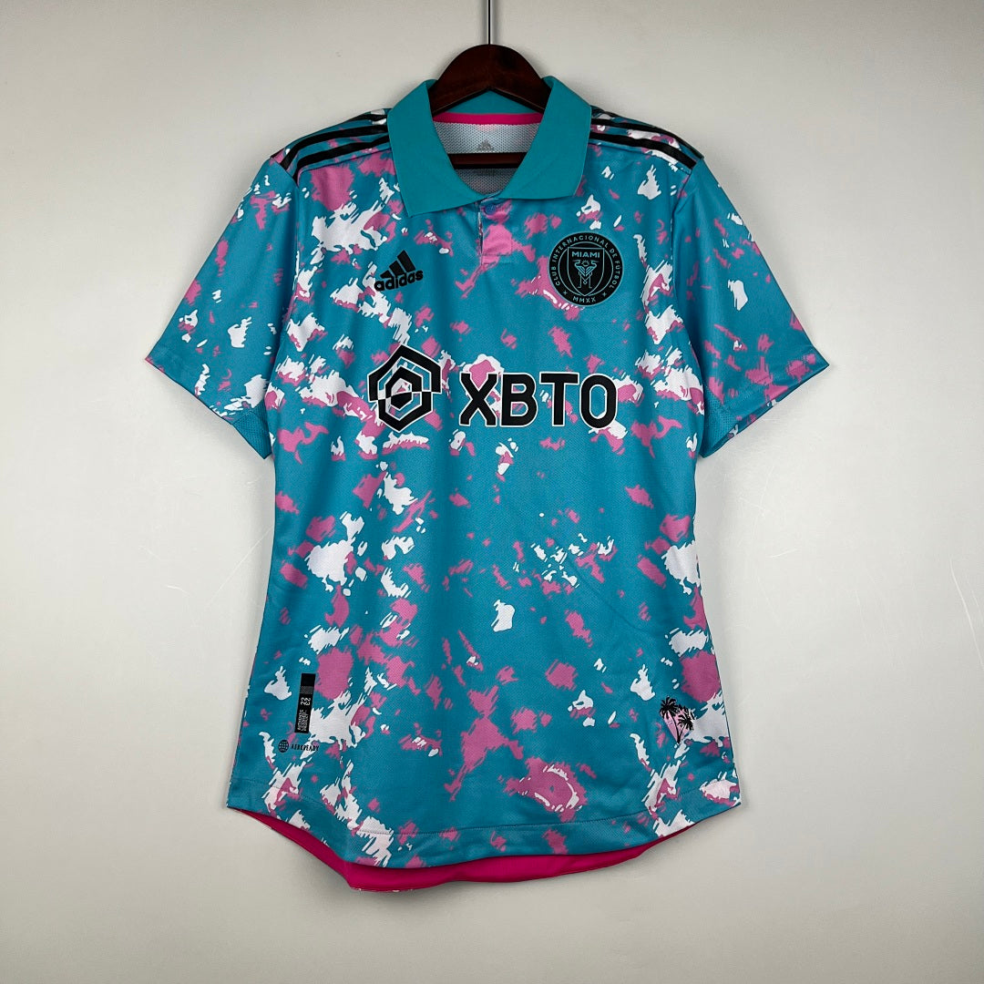 Camiseta Inter Miami Azul y Gris Claro Edición Especial 2023/24 - frente