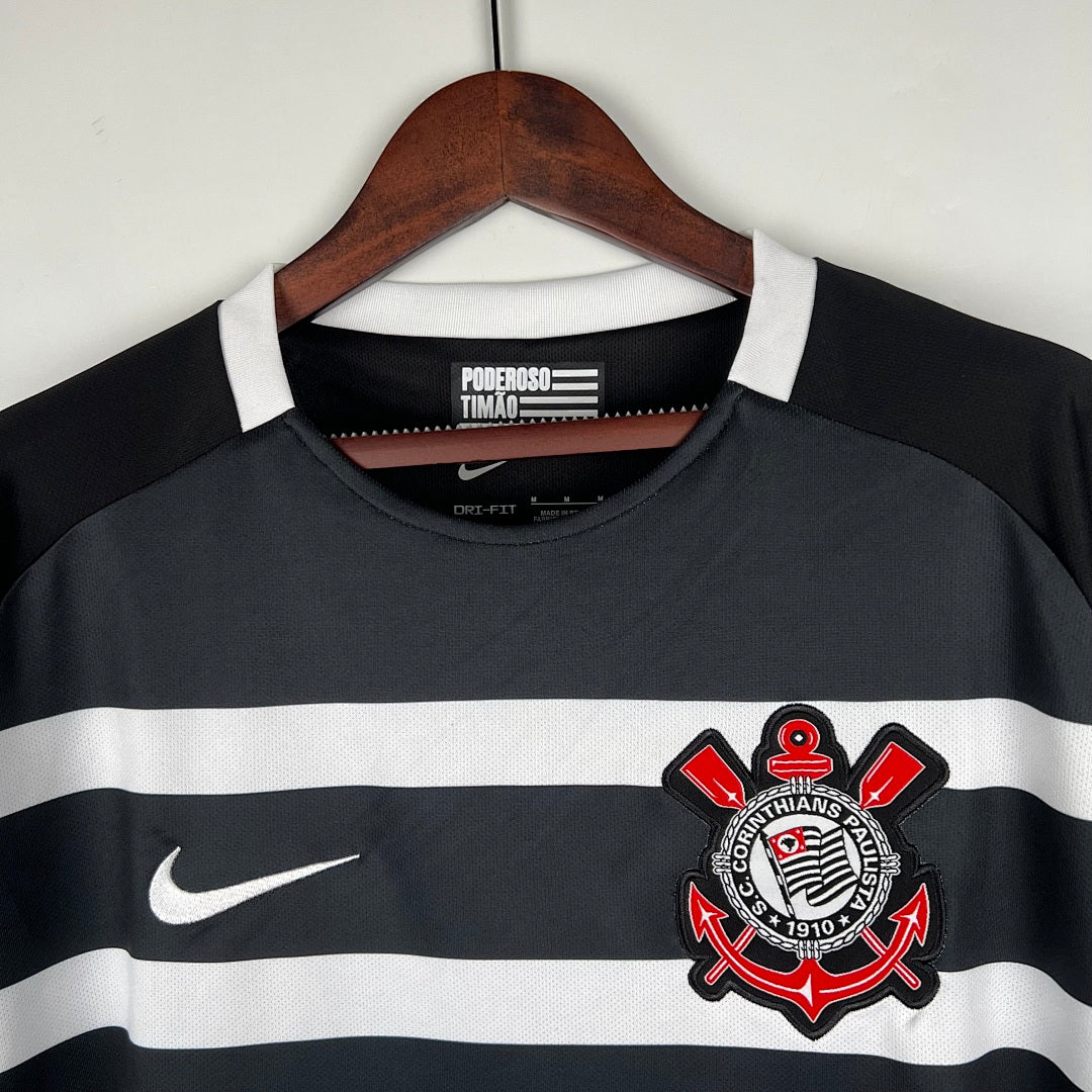 Camiseta Retro Corinthians Visita 15/16 - espalda