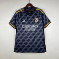 Camiseta Real Madrid Visita Negra y Azul 2023/24 - frente