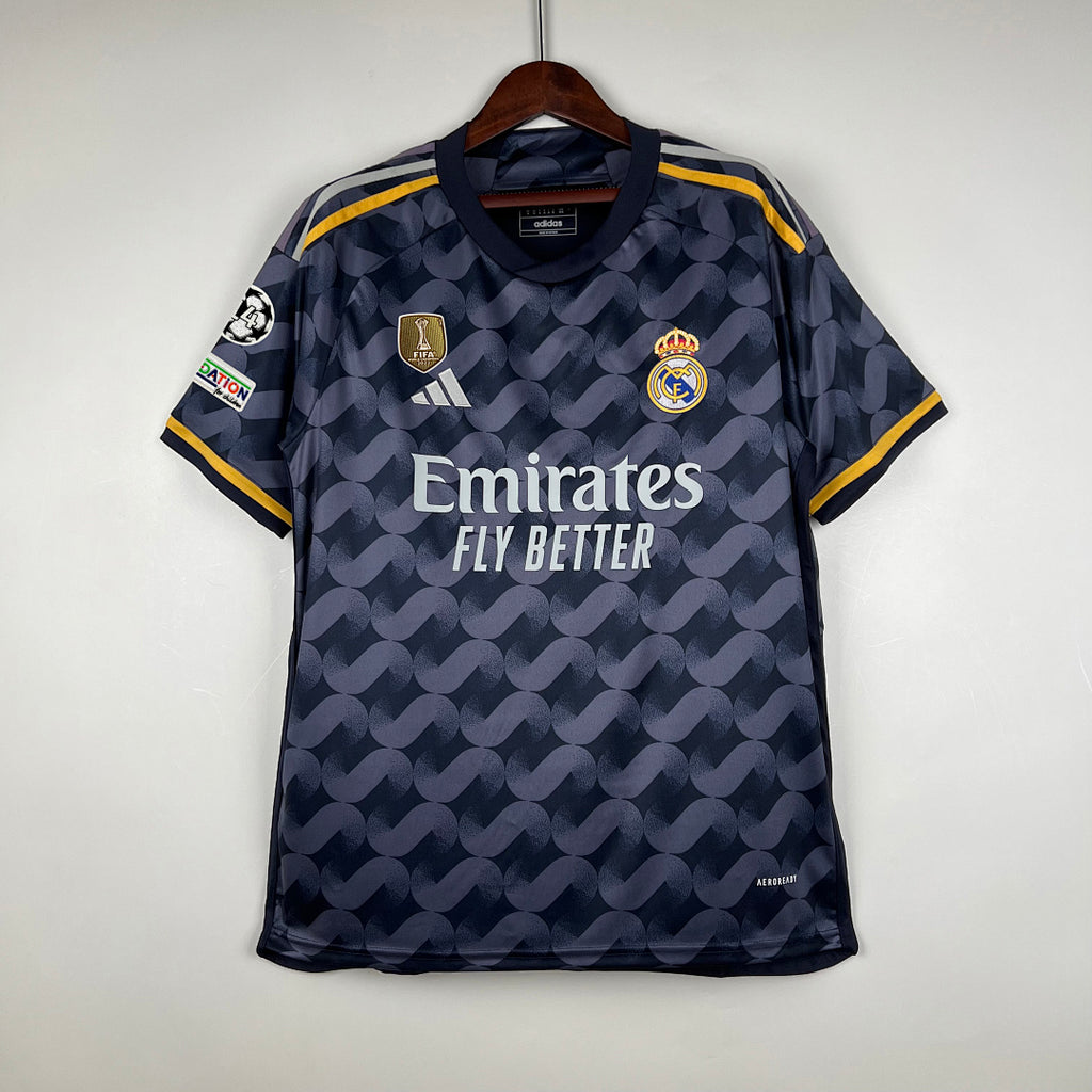 Camiseta Real Madrid Visita Negra 2023/24 - frente