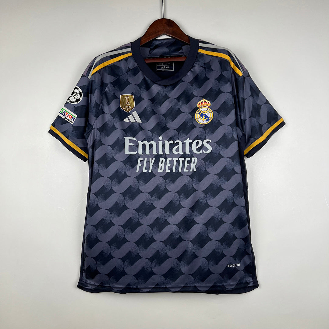 Camiseta Real Madrid Visita Negra 2023/24 - frente