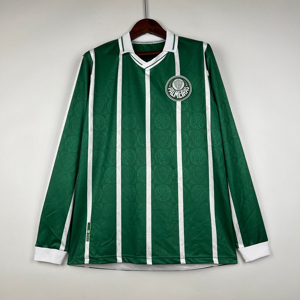 Camiseta Retro Palmeiras Local Manga Larga 1993 - frente