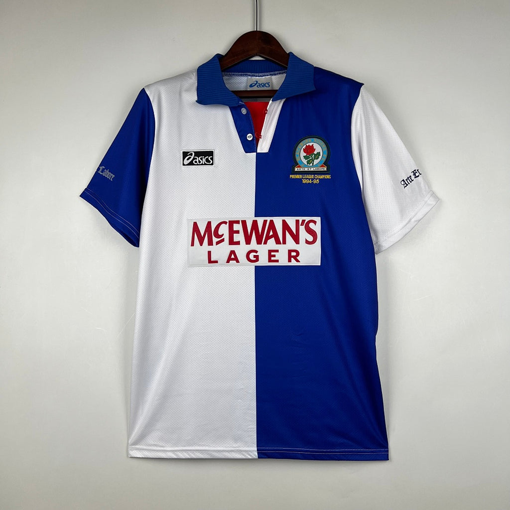 Camiseta Retro Blackburn Rovers Local 94/95 - frente