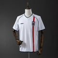 Camiseta Retro Inglaterra Local Manga Larga 2002 - frente