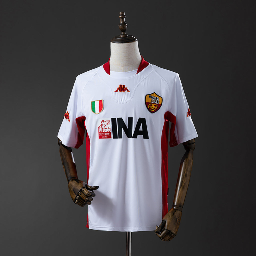 Camiseta Retro AS Roma Visita 01/02 - frente