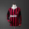 Camiseta Retro AC Milan Local Manga Larga 09/10 - frente