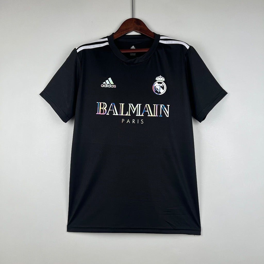 Camiseta Real Madrid Negra y Gris Claro Edición Especial 2023/24 - frente
