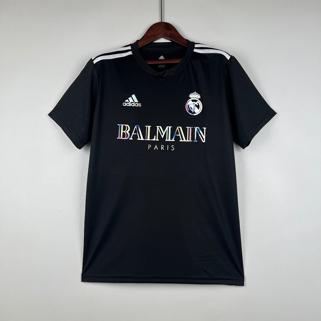 Camiseta Real Madrid Negra y Gris Claro Edición Especial 2023/24 - frente