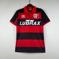 Camiseta Retro Flamengo Local Roja y Negra 1990 - frente