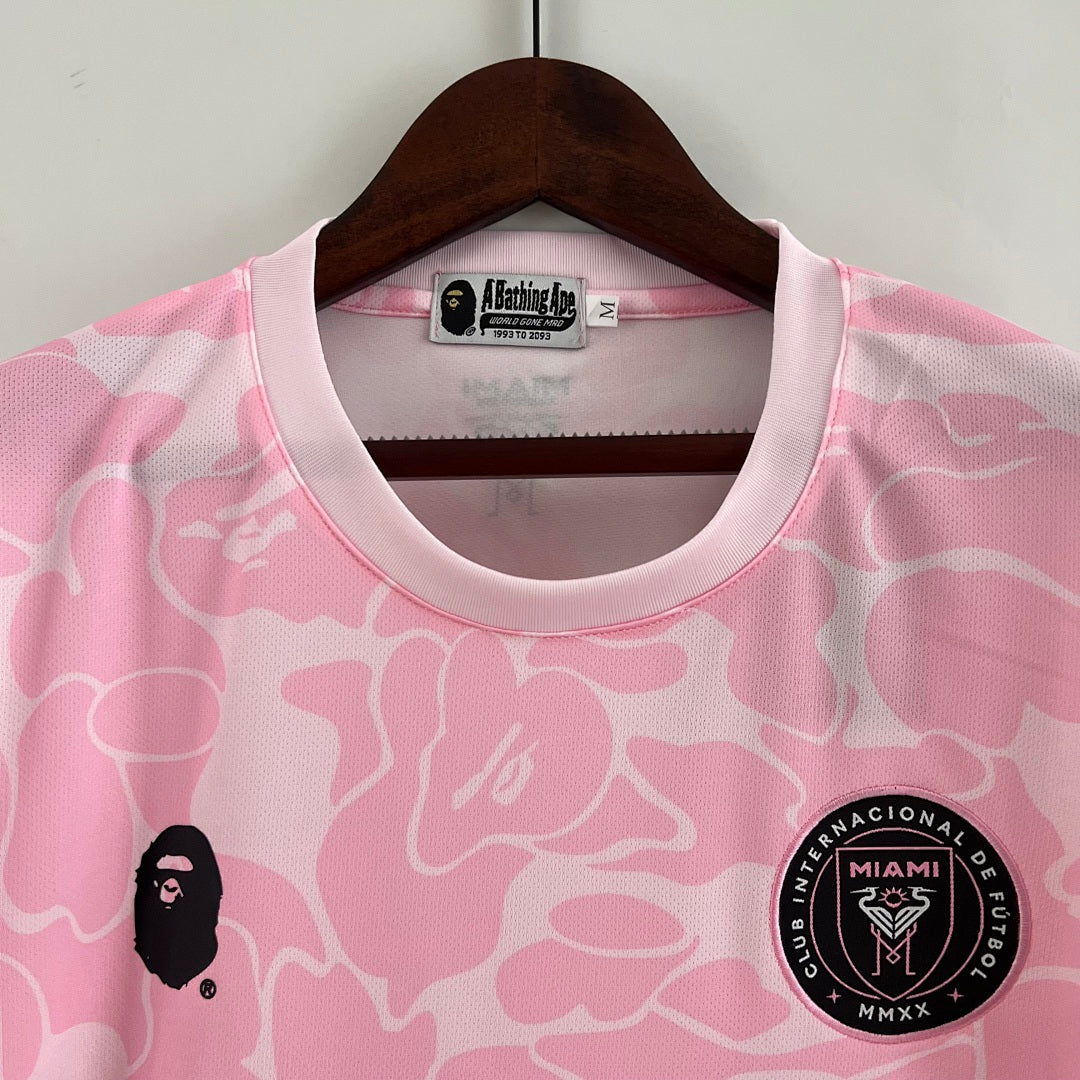Camiseta Inter Miami Roja y Gris Edición Especial 2023/24 - espalda