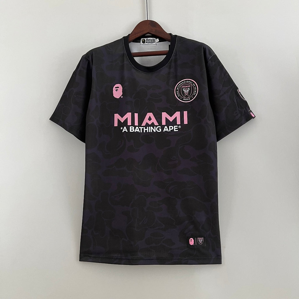 Camiseta Inter Miami Negra y Gris Claro Edición Especial 2023/24 - frente