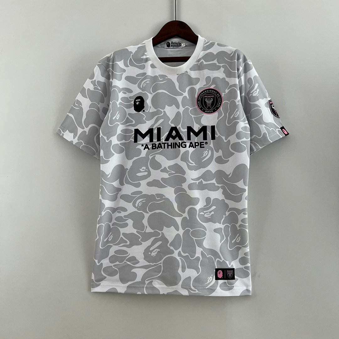 Camiseta Inter Miami Gris Claro y Gris Edición Especial 2023/24 - frente
