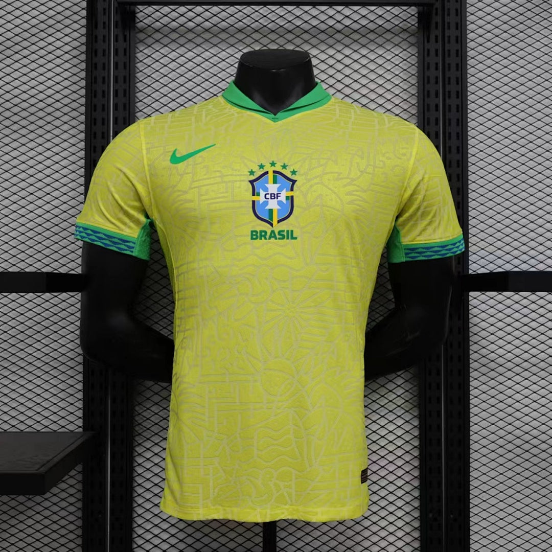 Camiseta Brasil Local 2023 Versión Jugador - frente