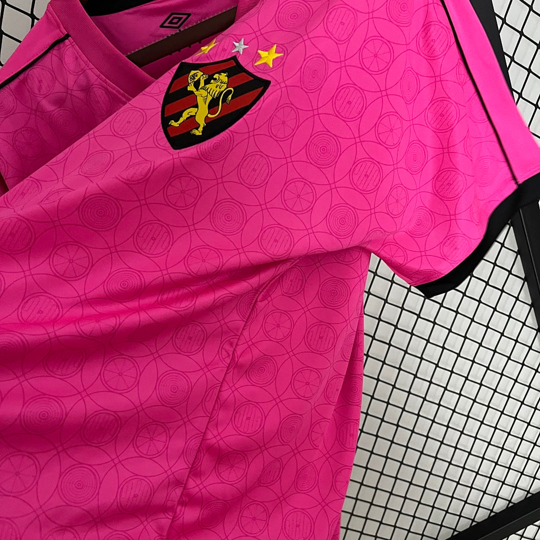 Camiseta Sport Recife Rosada 2023/24 - espalda
