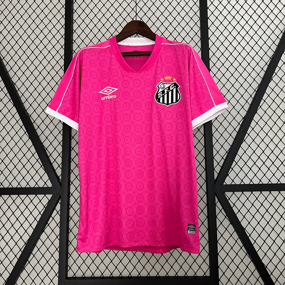 Camiseta Santos Rosada 2023/24 - frente