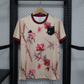 Camiseta Japón Gris Claro y Burdeos Edición Especial 2023 - frente