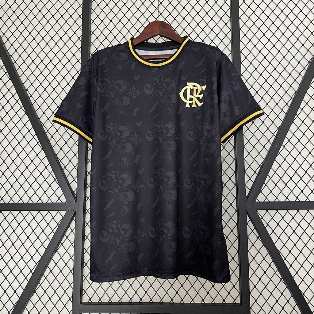 Camiseta Flamengo Negra 2023/24 - frente