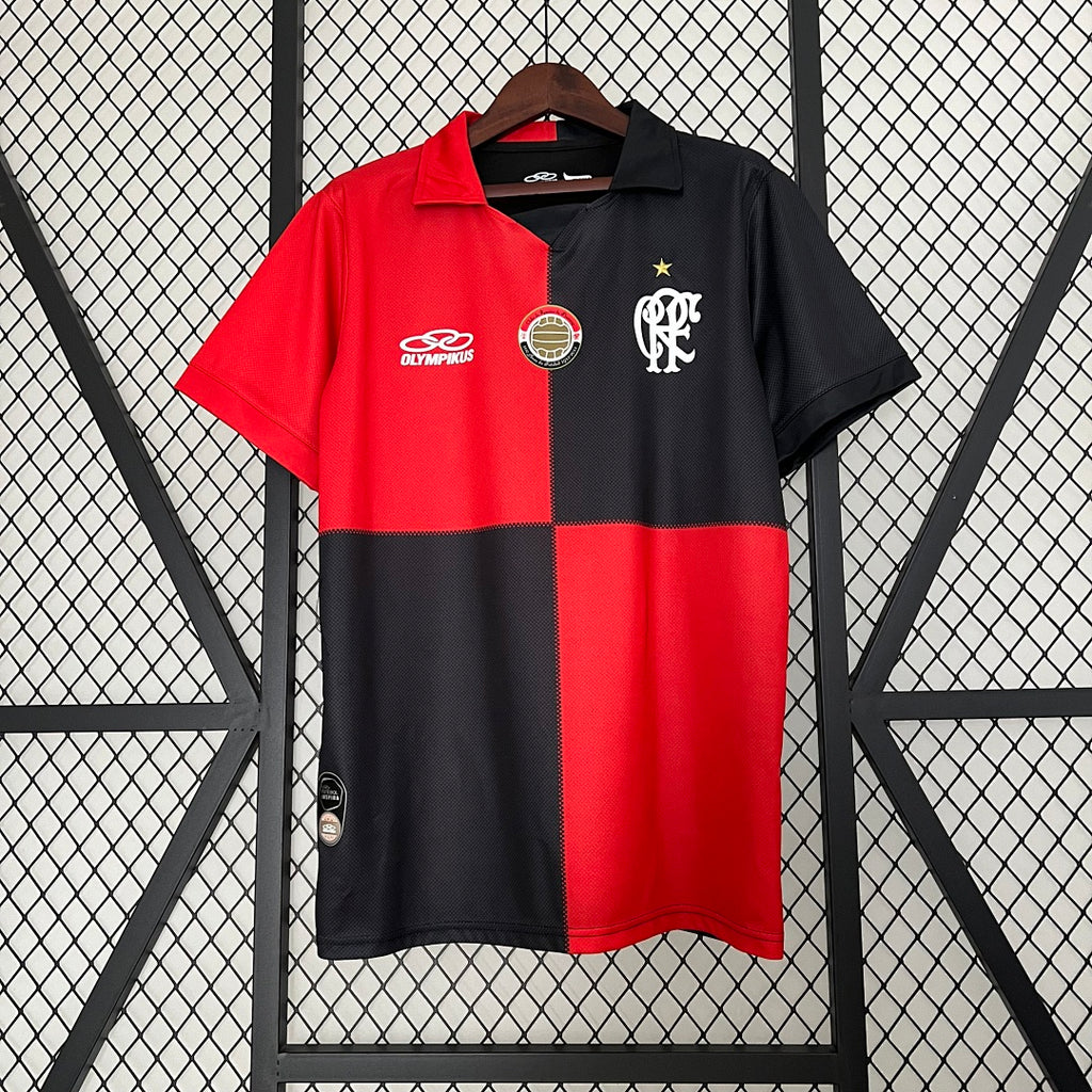 Camiseta Retro Flamengo Local 100º Aniversario 2012 - frente