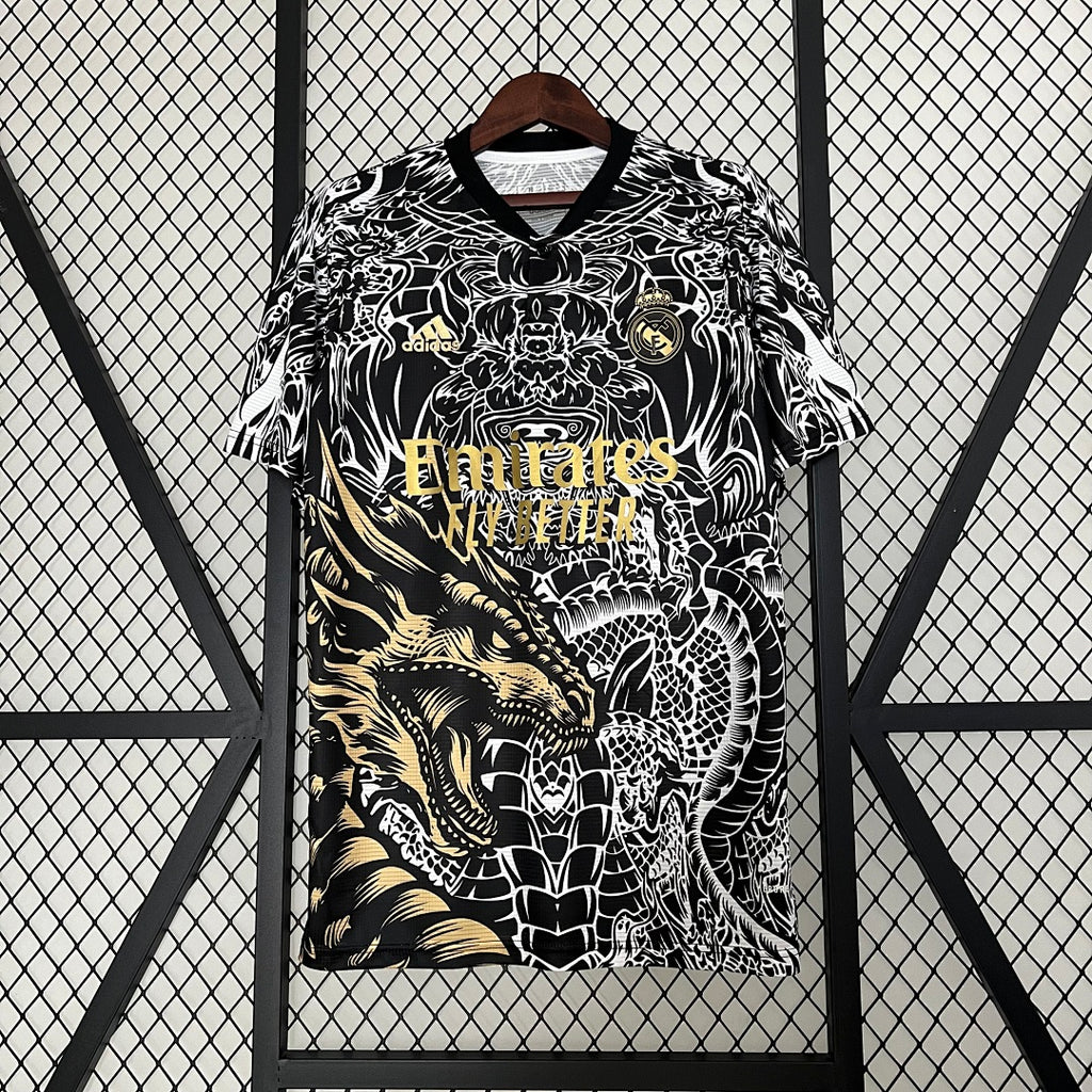 Camiseta Real Madrid Negra y Gris Edición Especial 2023/24 - frente