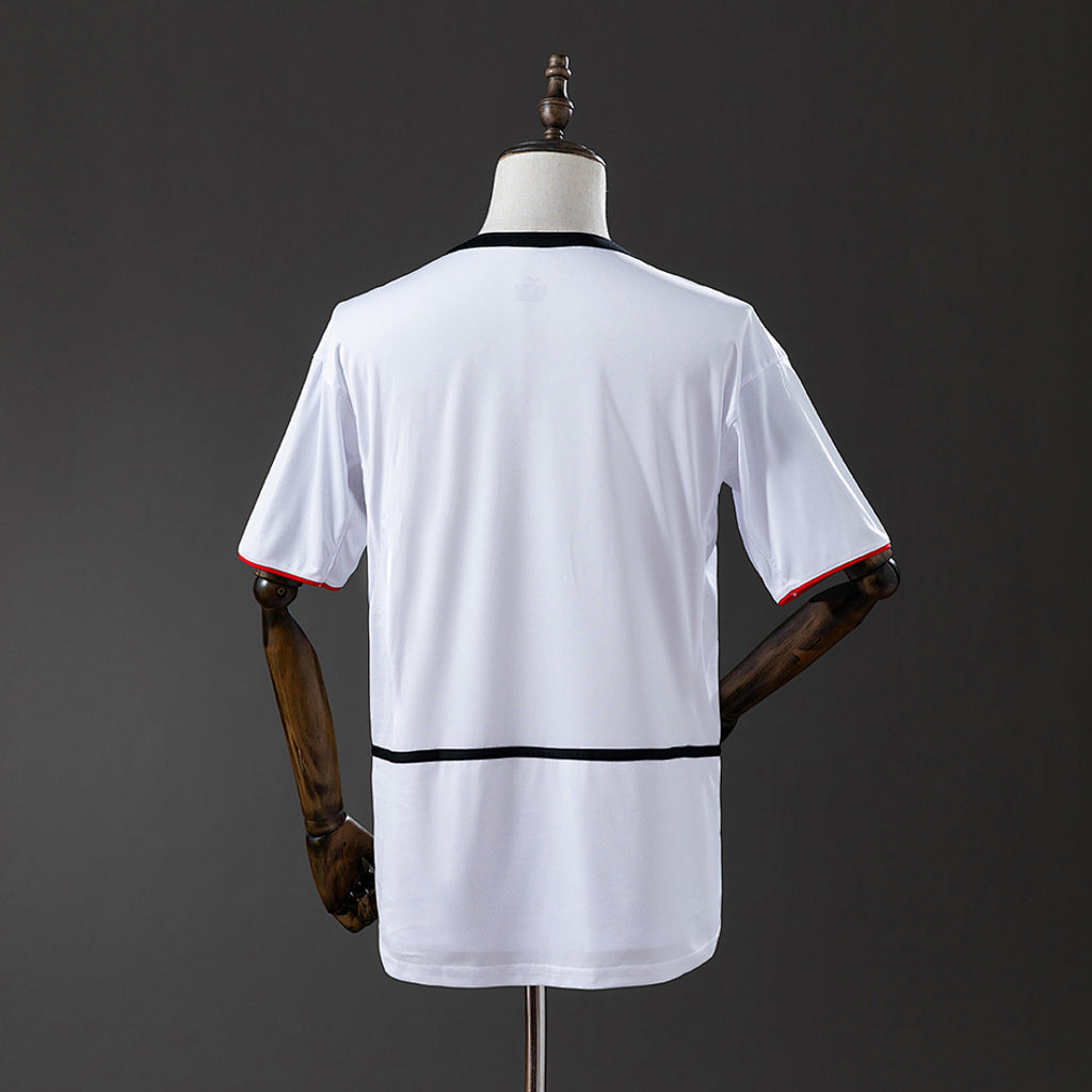 Camiseta Retro Manchester United Visita 02/03 - espalda