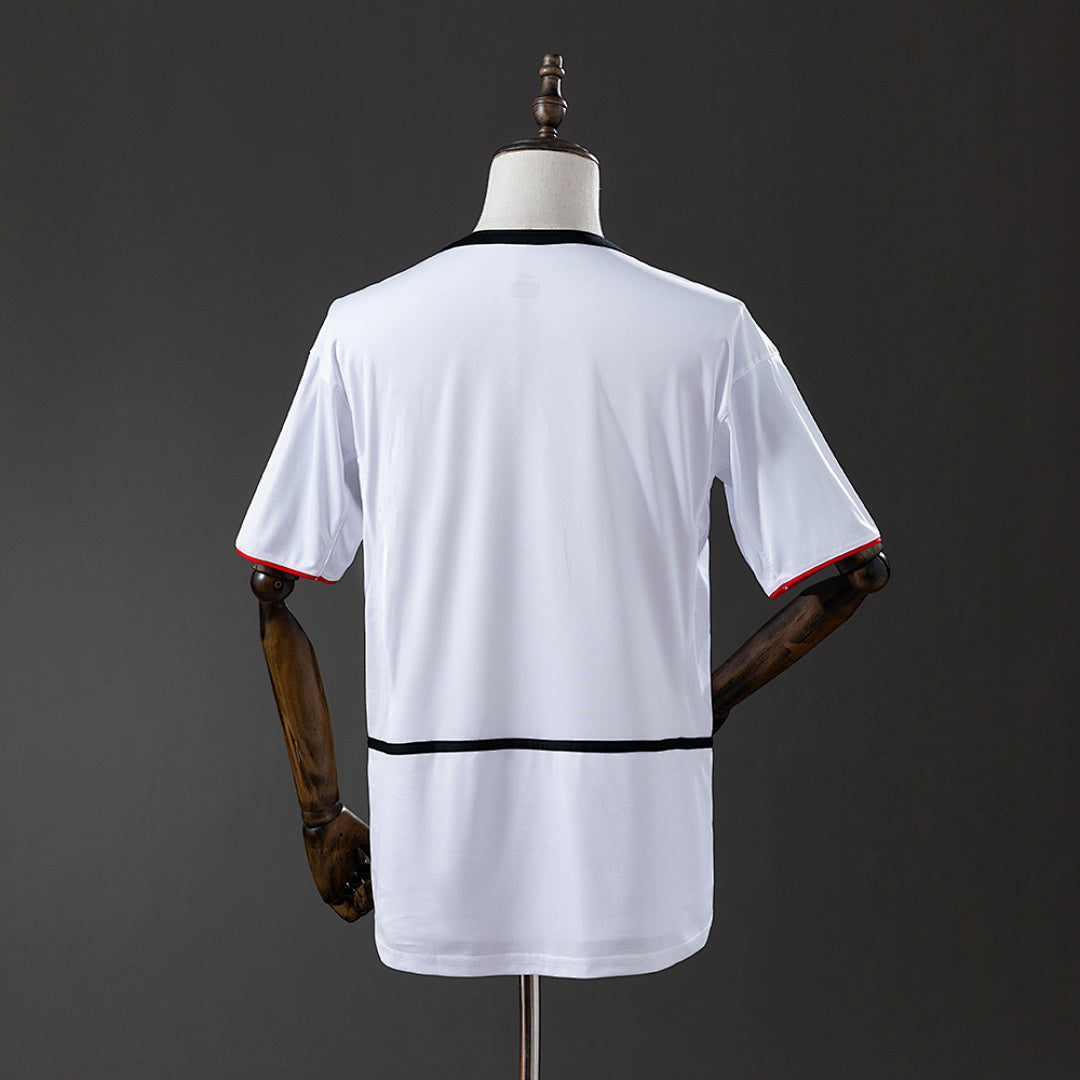 Camiseta Retro Manchester United Visita 02/03 - espalda