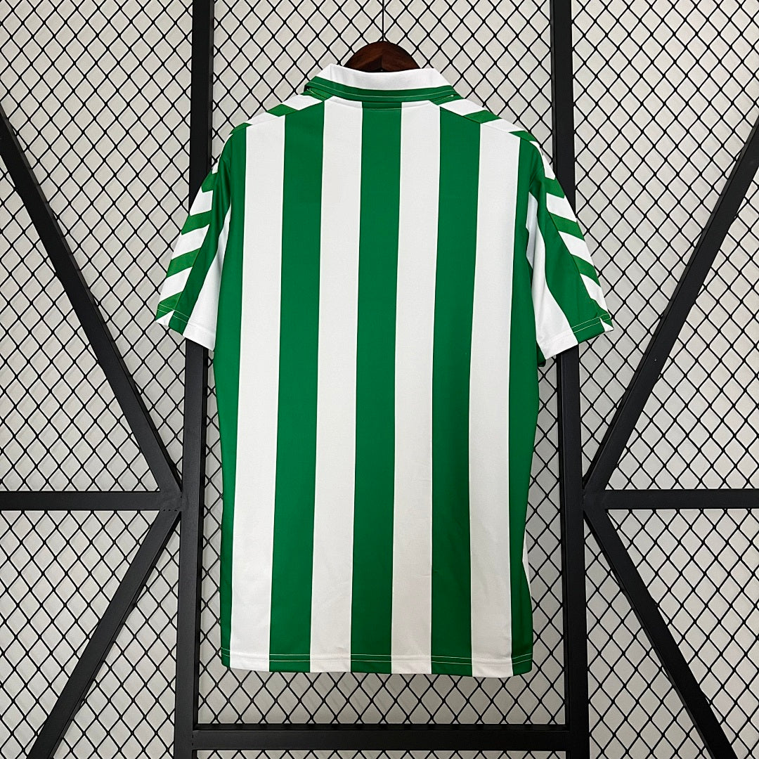 Camiseta Retro Real Betis Local Verde Oscuro y Blanca 88/89 - espalda