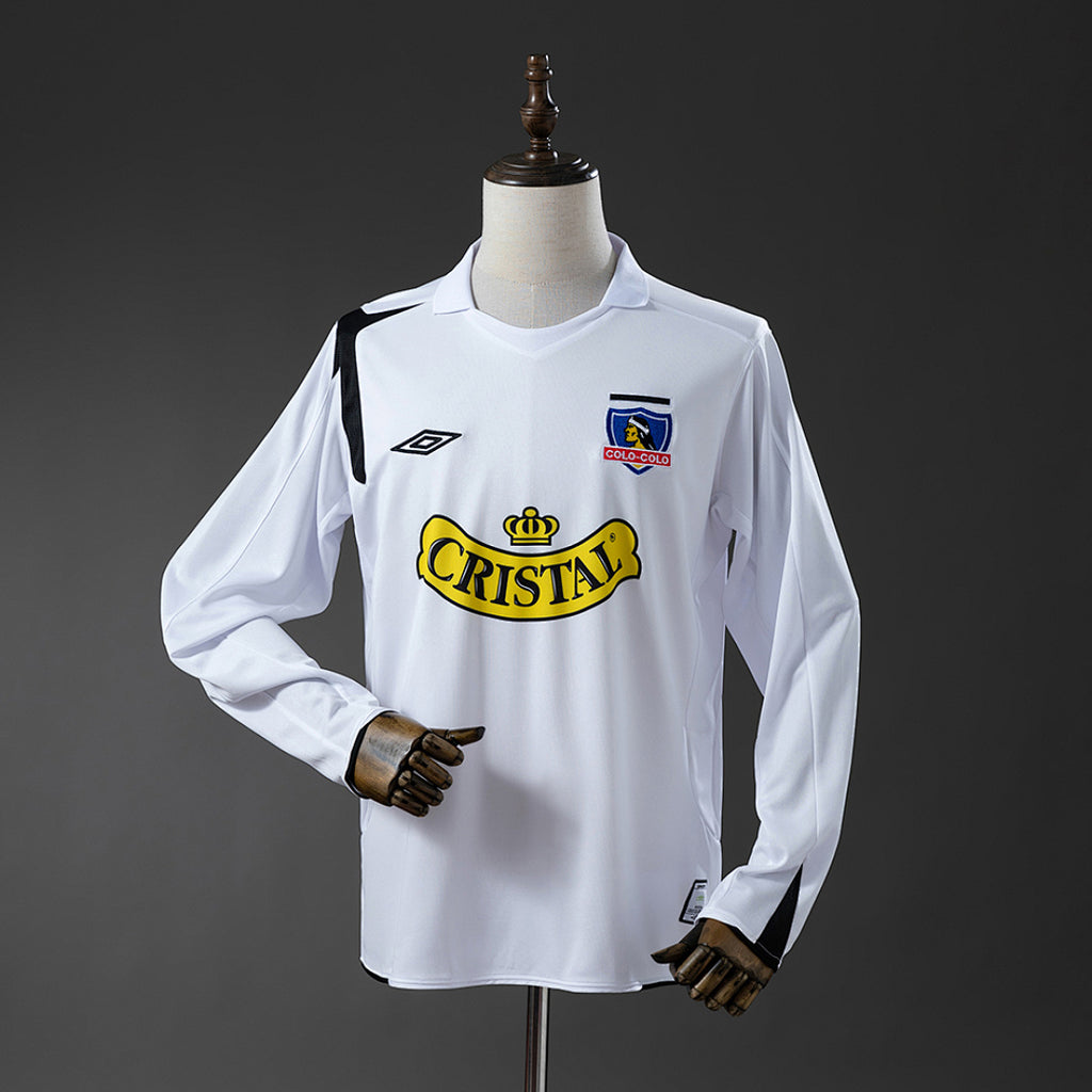 Camiseta Retro Colo Colo Local Manga Larga 2006 - frente
