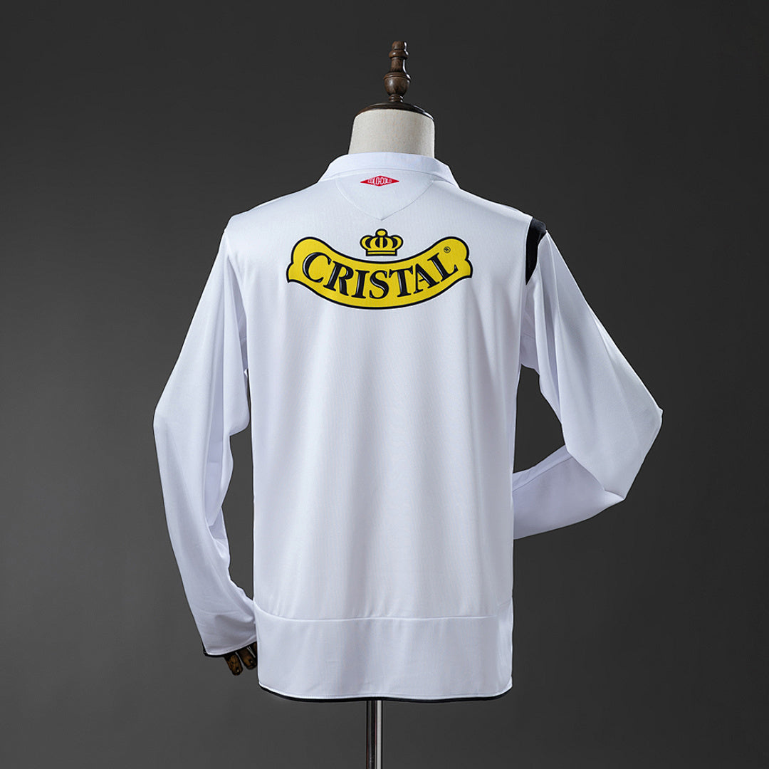 Camiseta Retro Colo Colo Local Manga Larga 2006 - espalda