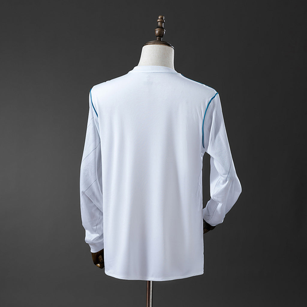 Camiseta Retro Real Madrid Local Manga Larga 17/18 - espalda