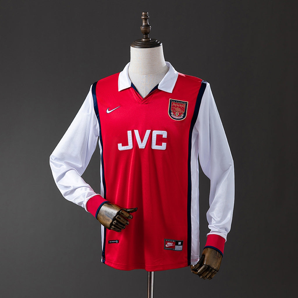 Camiseta Retro Arsenal Local Manga Larga 98/99 - frente