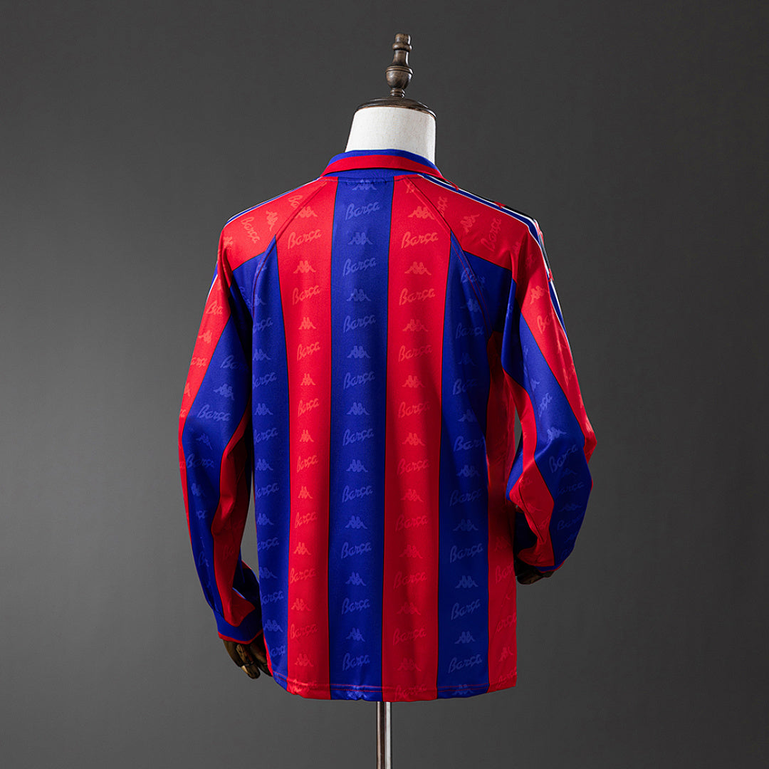 Camiseta Retro FC Barcelona Local Manga Larga 96/97 - espalda