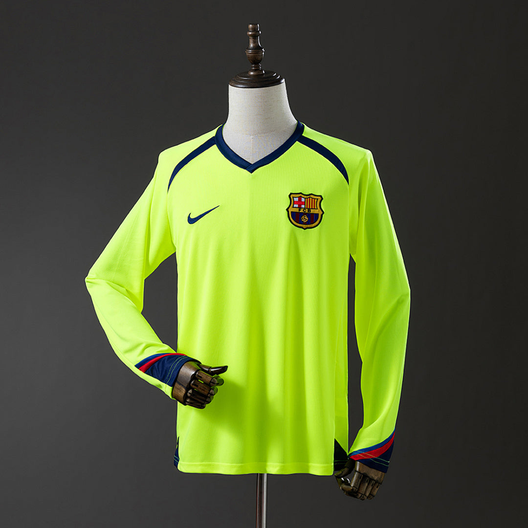Camiseta Retro FC Barcelona Visita Manga Larga 05/06 - frente