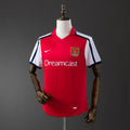Camiseta Retro Arsenal Local Burdeos y Gris 01/02 - frente