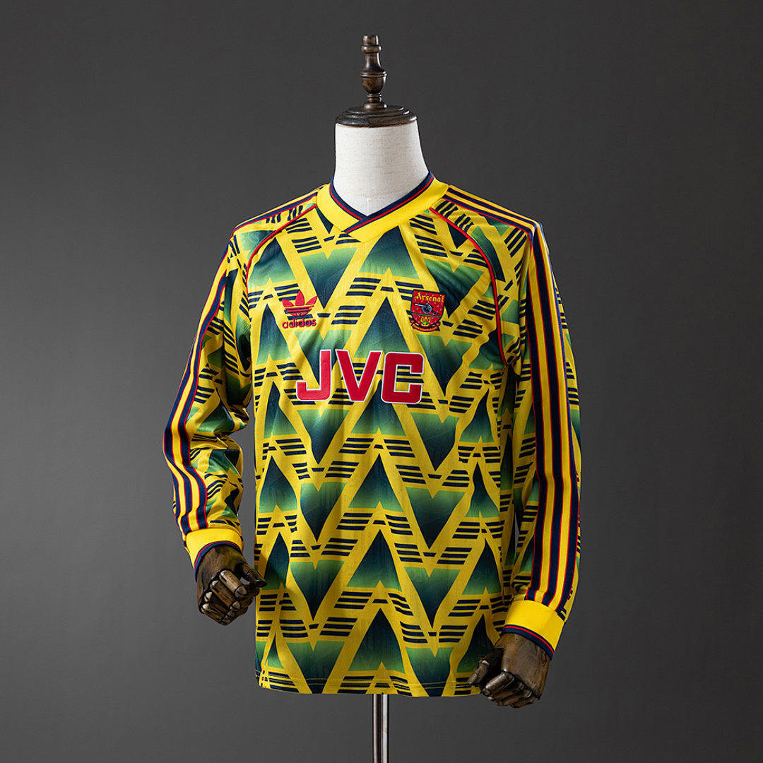 Camiseta Retro Arsenal Visita Manga Larga 91/93 - frente