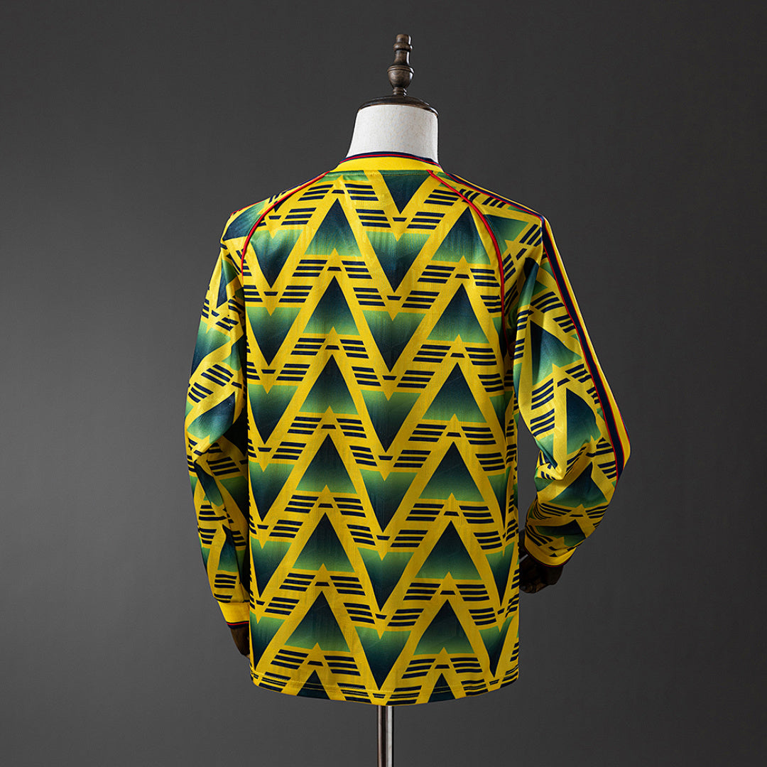 Camiseta Retro Arsenal Visita Manga Larga 91/93 - espalda