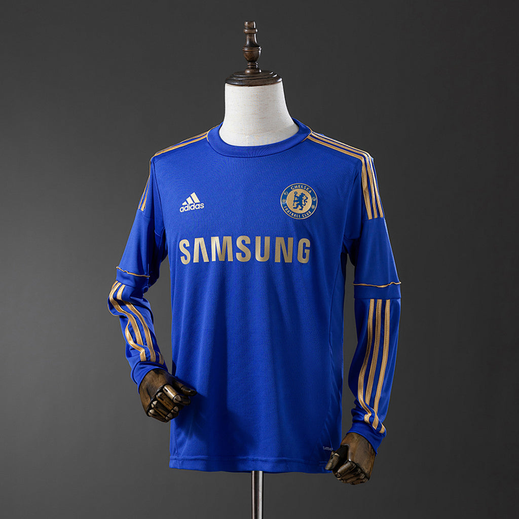 Camiseta Retro Chelsea Local Manga Larga 12/13 - frente