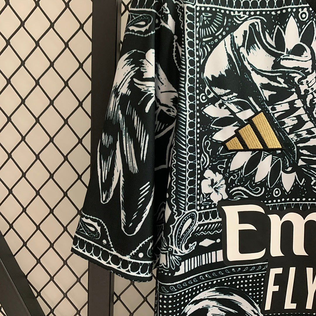 Camiseta Arsenal Negra Edición Especial 2023/24 - espalda