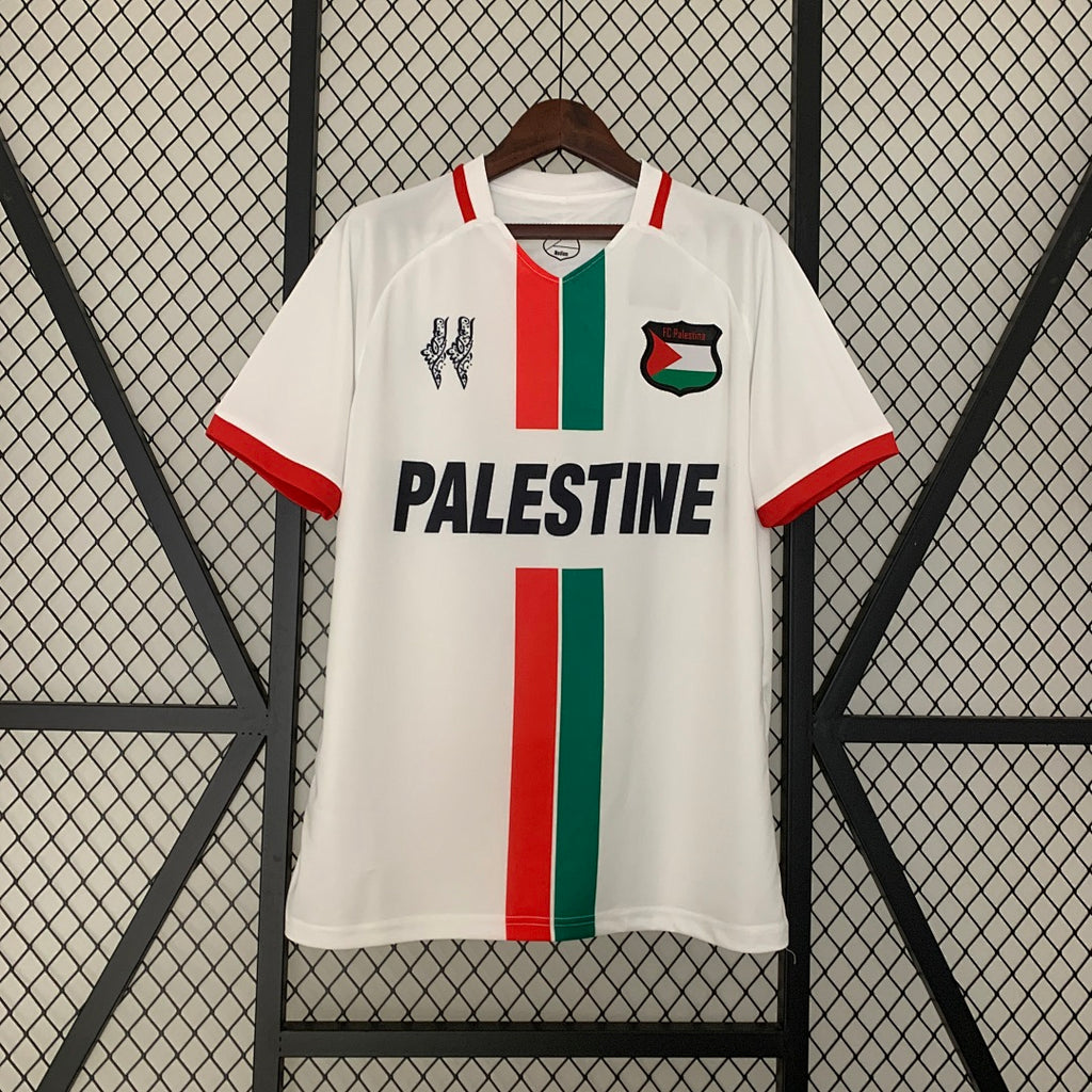 Camiseta Palestina Blanca 2023/24 - frente