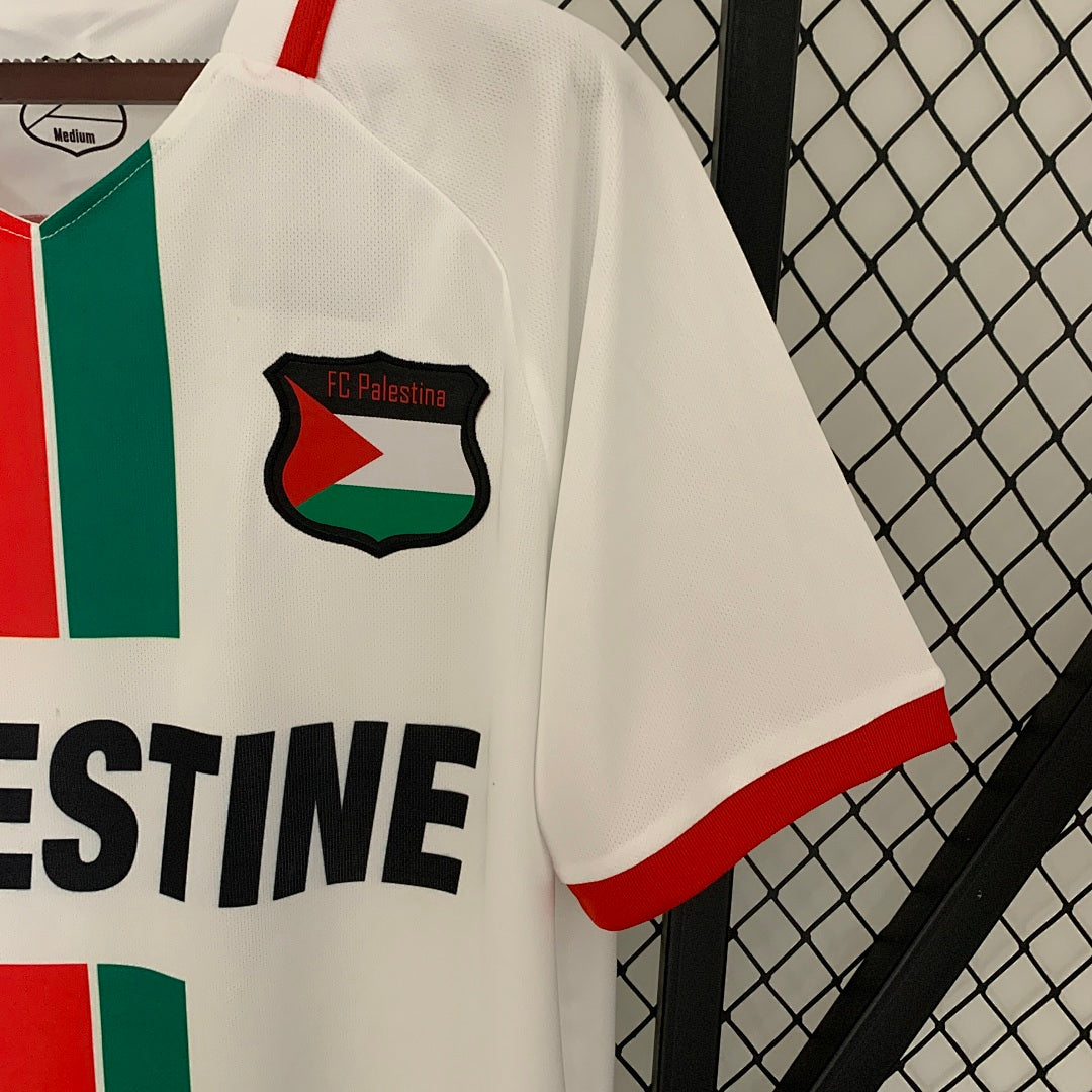 Camiseta Palestina Blanca 2023/24 - espalda