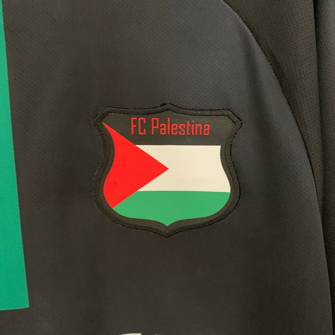 Camiseta Palestina Negra 2023/24 - espalda