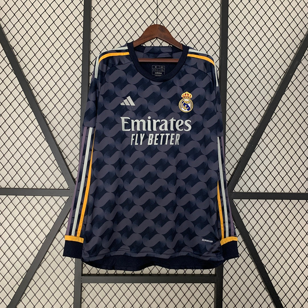 Camiseta Real Madrid Visita Manga Larga 2023/24 - frente