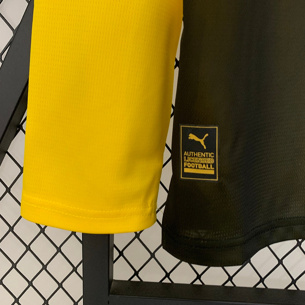 Camiseta Borussia Dortmund Local Manga Larga 2023/24 - espalda