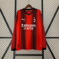 Camiseta AC Milan Local Manga Larga 2023/24 - frente