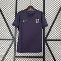 Camiseta Inglaterra Visita Morada y Gris Claro 2024 - frente