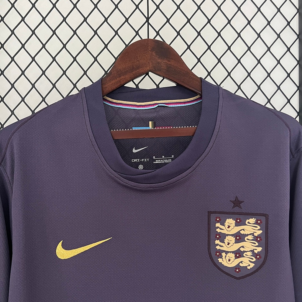 Camiseta Inglaterra Visita Morada 2024 - espalda