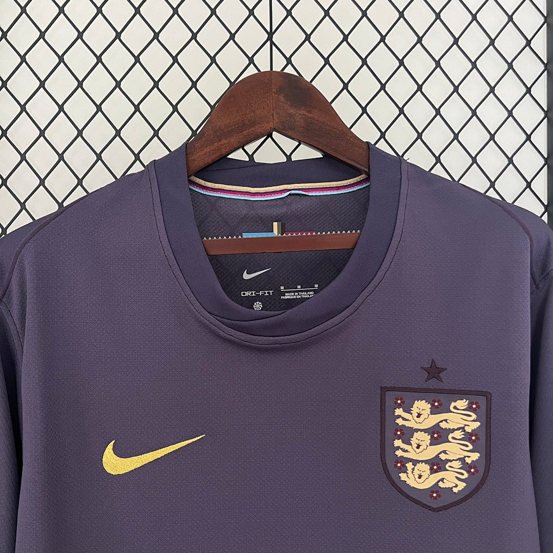 Camiseta Inglaterra Visita Morada 2024 - espalda