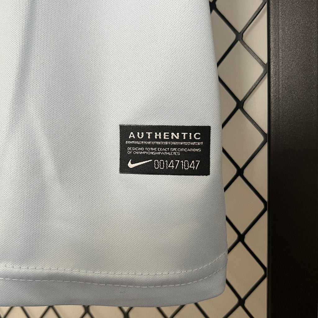 Camiseta Retro Atlético de Madrid Visita Gris Claro y Gris 13/14 - espalda